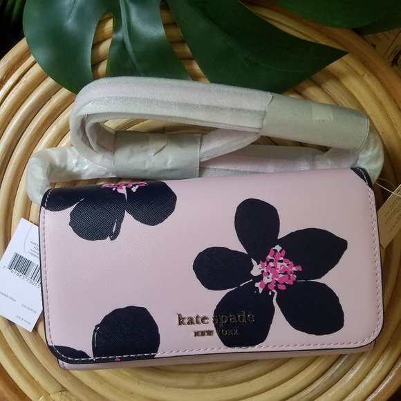 kate spade Handbags - Small Flap Crossbody Kate Spade Grand Flora Pink